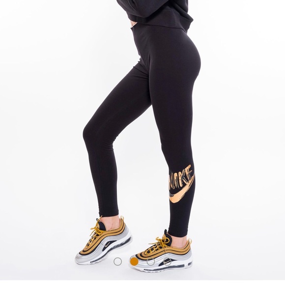 Nike NSW Metallic GX Leggings - Picture 2 of 6